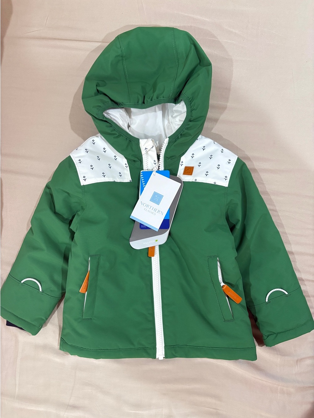 [New] Northern Classics PEAS-free water resistant insulated jackets Size 2T
